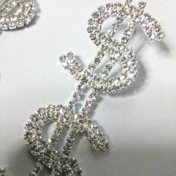 "Paid In Full" Drop Earrings - Picture 3 of 3